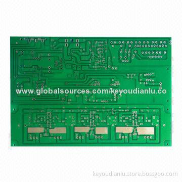 One Layer PCB with HAL LF and 1.6mm Board Thickness, 1oz Cu Green Solder Resist Screen Printing